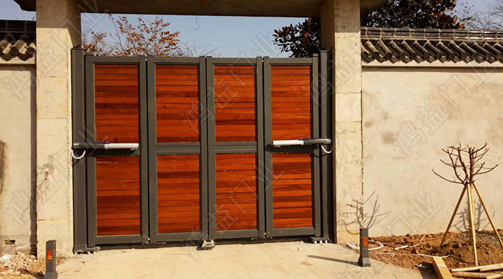 柚木折疊門，溧陽市上興鎮黃家